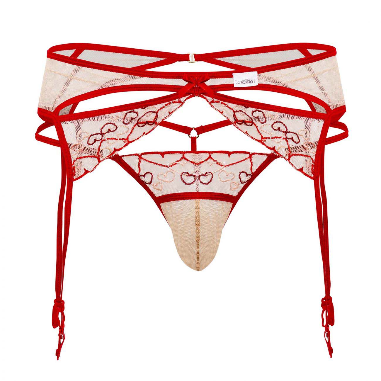 String Candyman Mesh Garter 99587