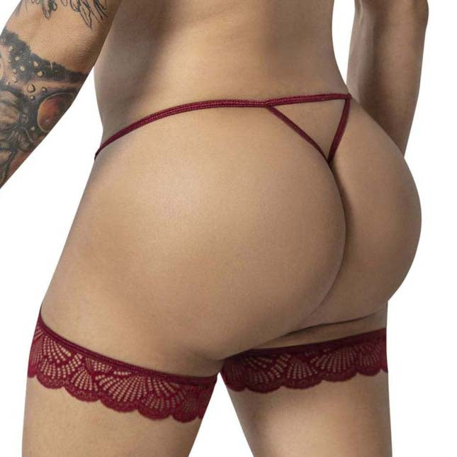 String Candyman Garter Lace 99906 Bordeaux