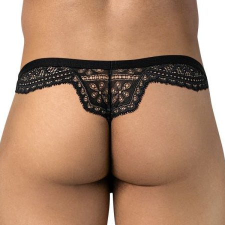 Candyman Mesh-lace Thong 99969 Black