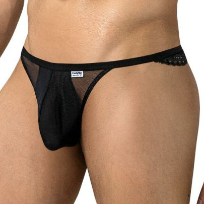 Candyman Mesh-lace Thong 99969 Black