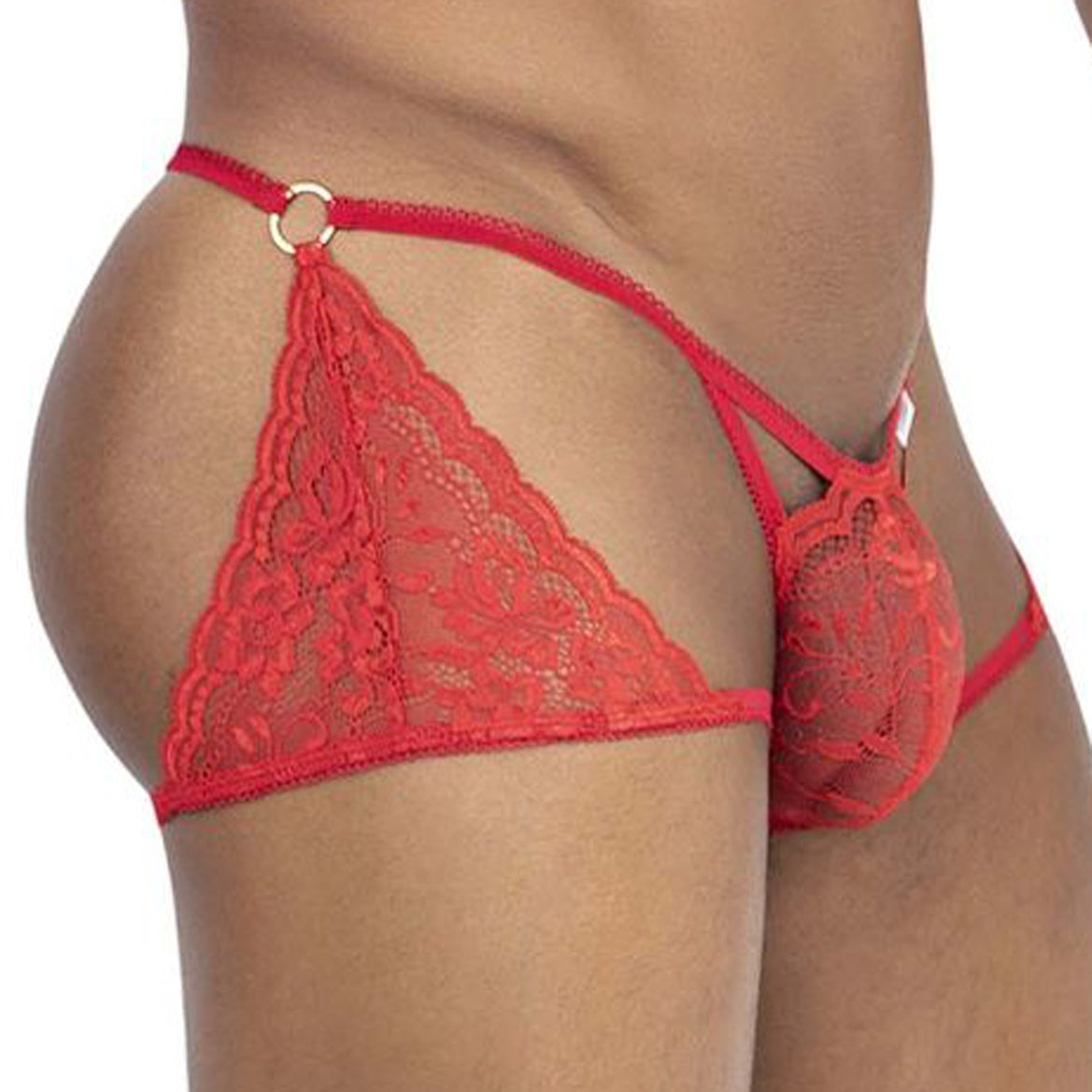 String Candyman en dentelle Rouge 99773