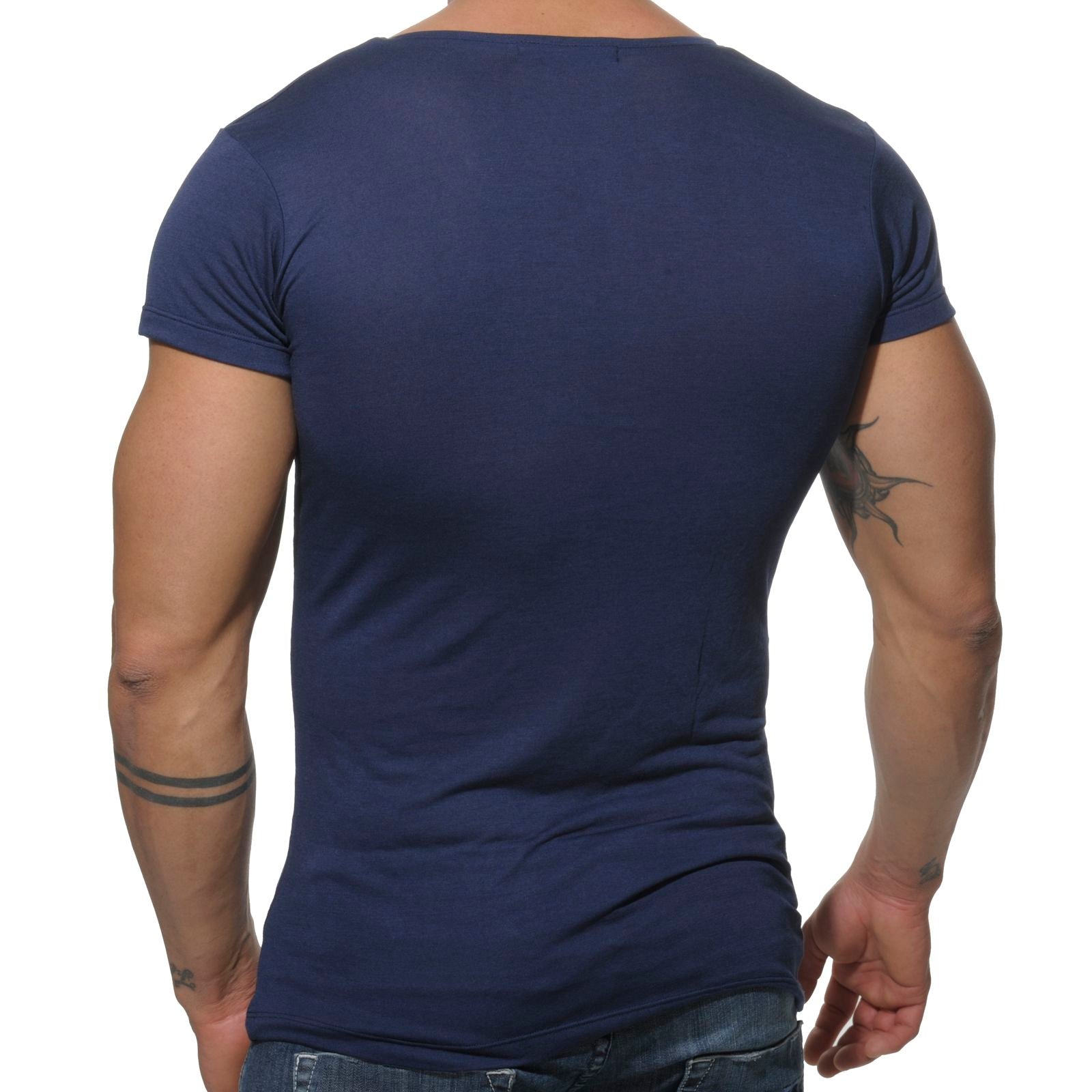 T-Shirt Col V Addicted AD177