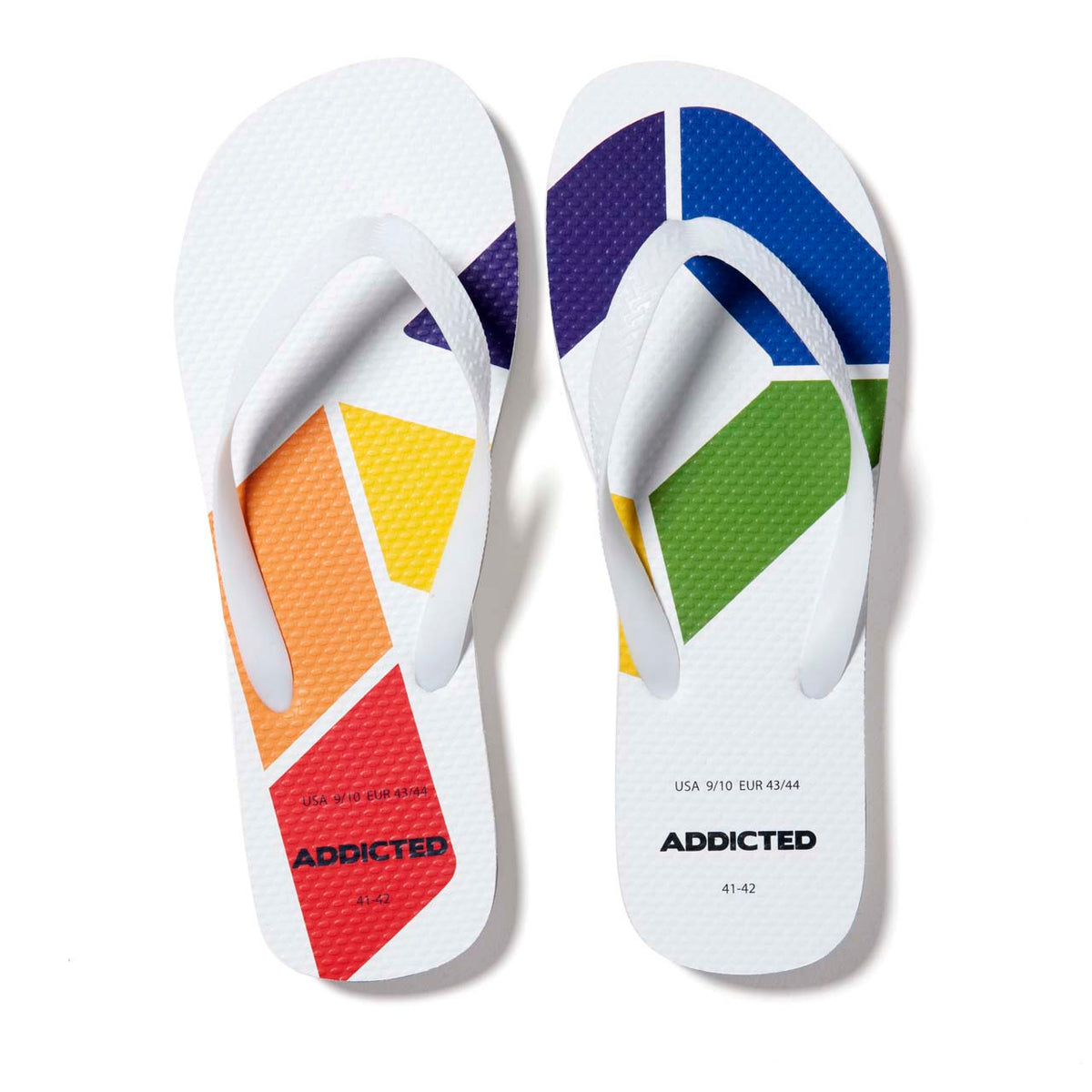 Tong Addicted Rainbow Flip Flop AD795