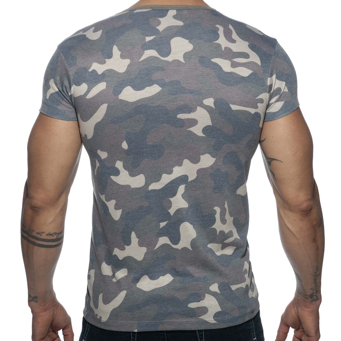 T-Shirt Addicted Washed Camo AD800
